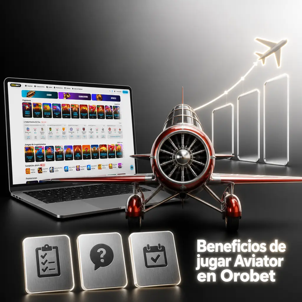 Beneficios de jugar Aviator en Orobet: modo demo, pagos locales, bonos, app móvil e historial de rondas visible.