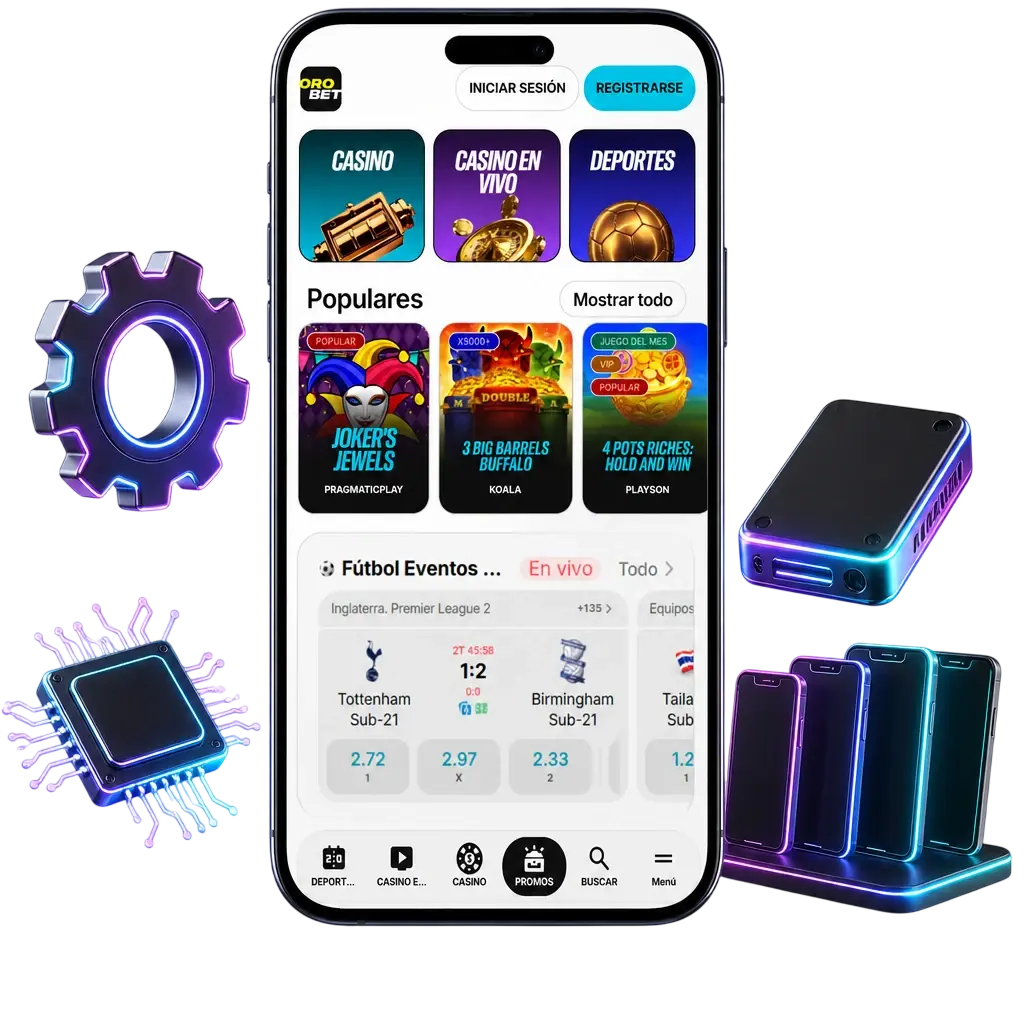 Requisitos mínimos de Android y modelos compatibles con la app de Orobet para jugar deportes y tragamonedas sin demoras