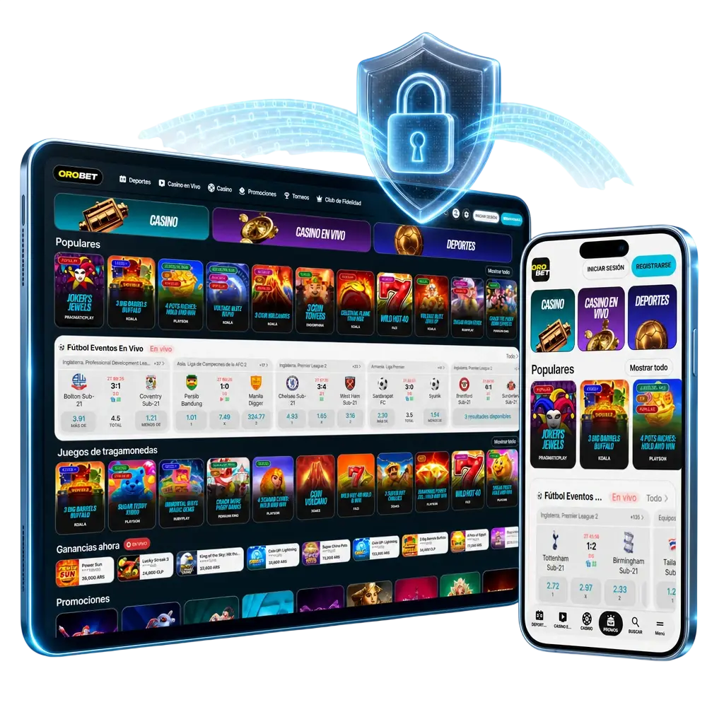 Orobet: cifrado de datos, cuentas separadas y controles de aleatoriedad para garantizar seguridad y juego limpio en la plataforma.