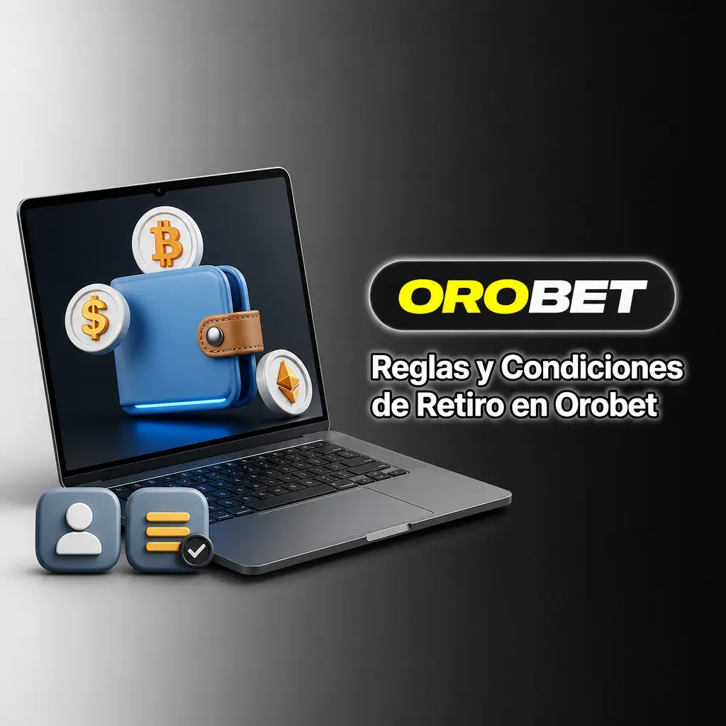Reglas y condiciones de retiro en Orobet: verificación de identidad, wallet propia y límites por transacción a cumplir.